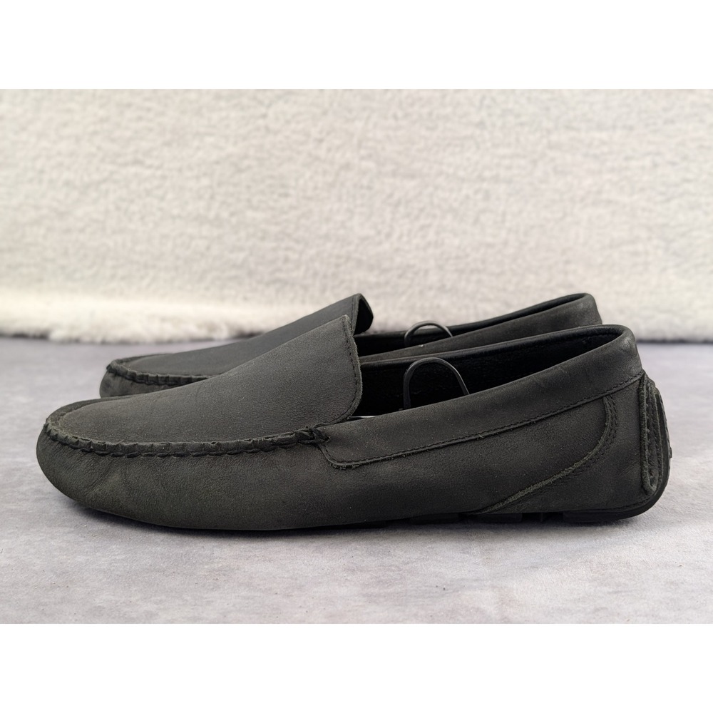Sperry Top-Sider Gold Cup ASV Black Nubuck Driving Loafers Mens 8W STS23196